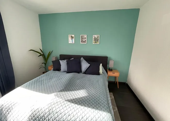 Apartment Airport Fuer 4 - Smart Tv - Kueche - Echarger