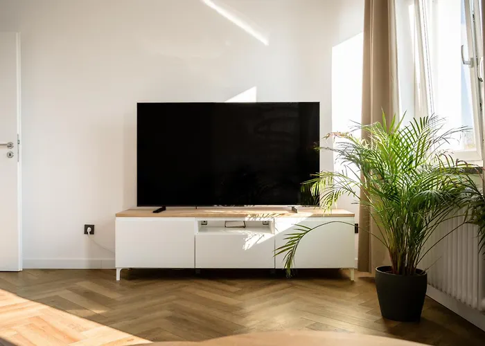 Apartment Airport Fuer 4 - Smart Tv - Kueche - Echarger *